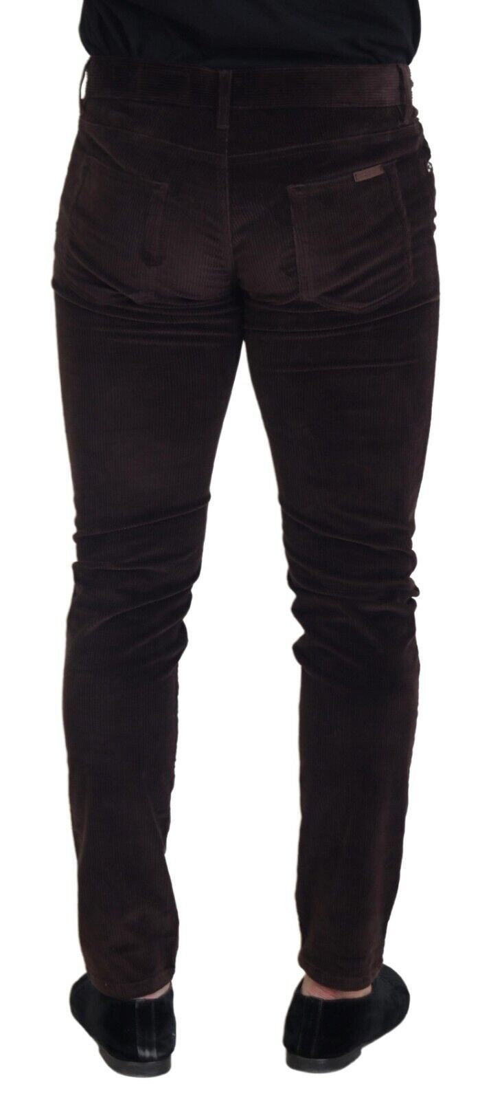 Brown Corduroy Men Casual Trouser Pants