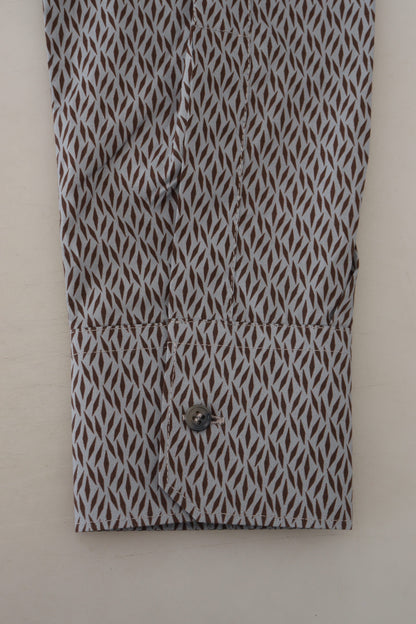 Gray Brown GOLD Slim Fit Dress Formal Shirt