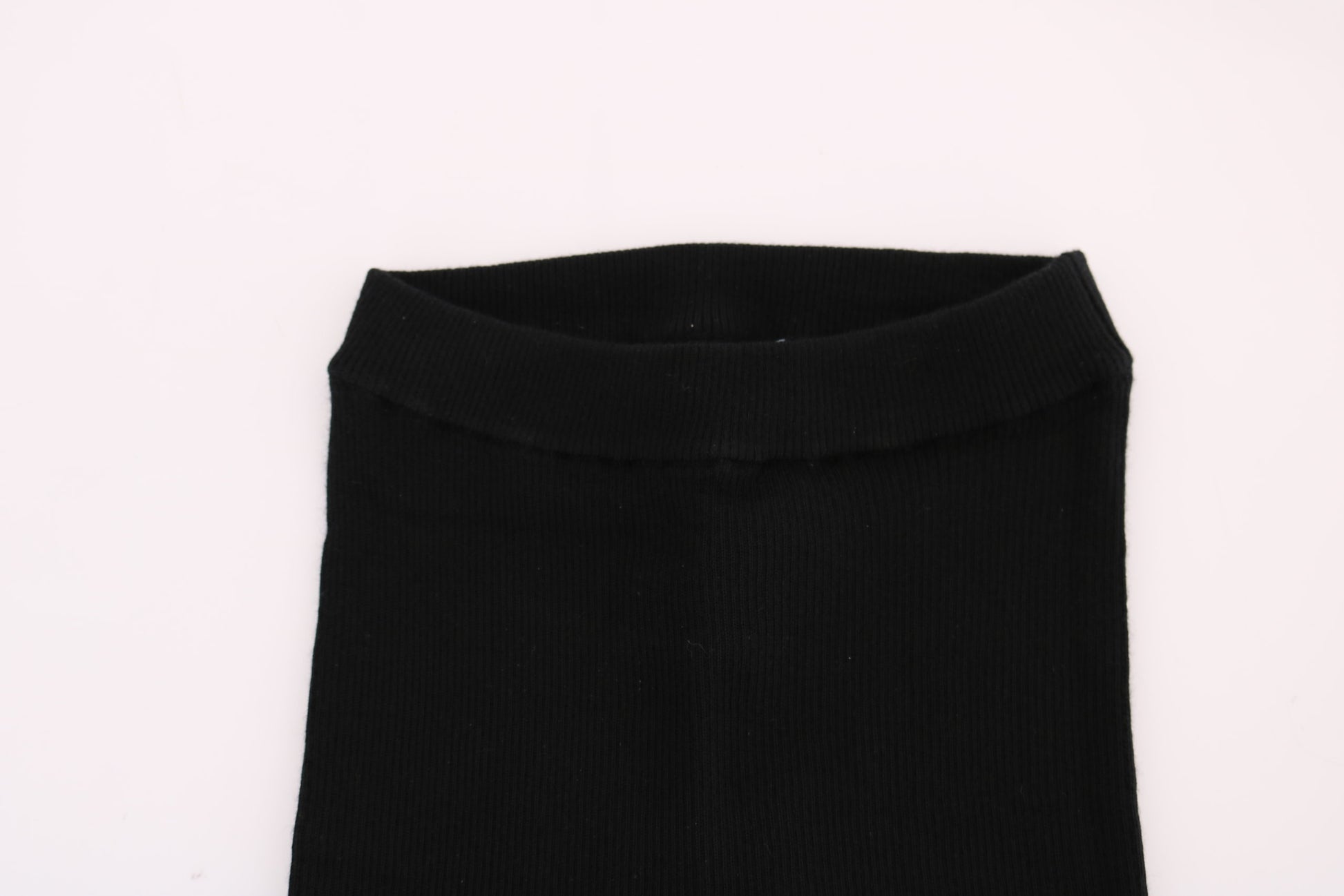Black Slim Fit Women Cashmere Pants