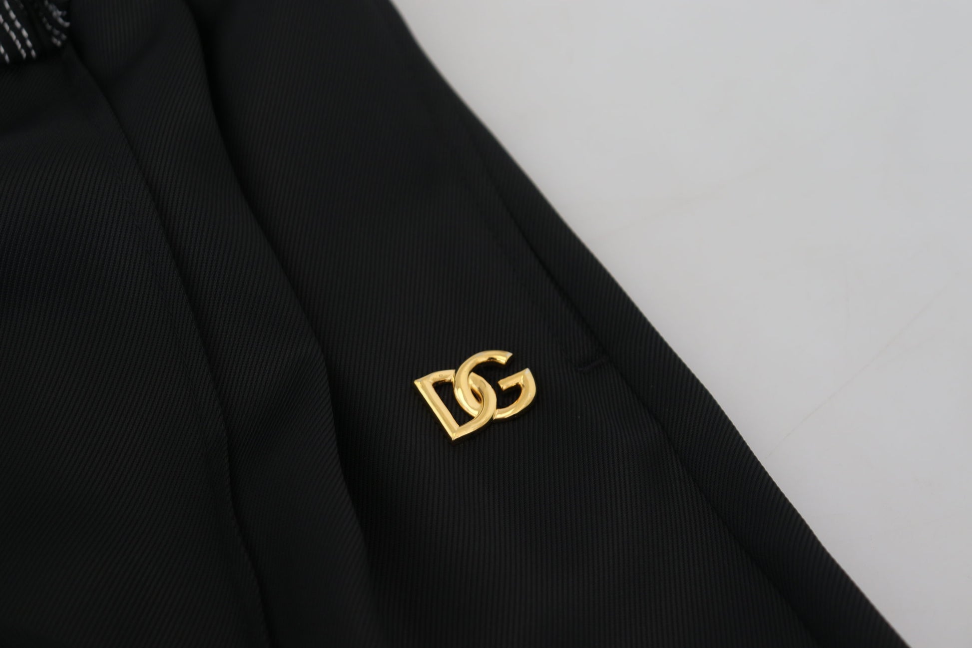 Black Straight Fit Cotton Pants