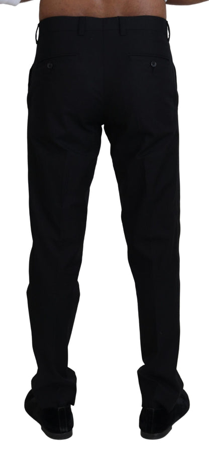 Black Chino Formal Cotton Pants