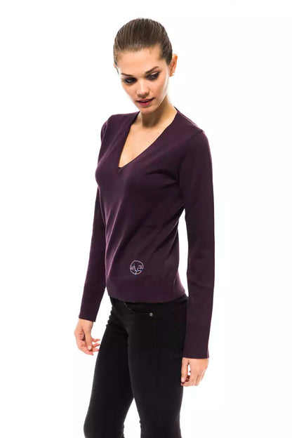 Purple Wool Women's Sweater