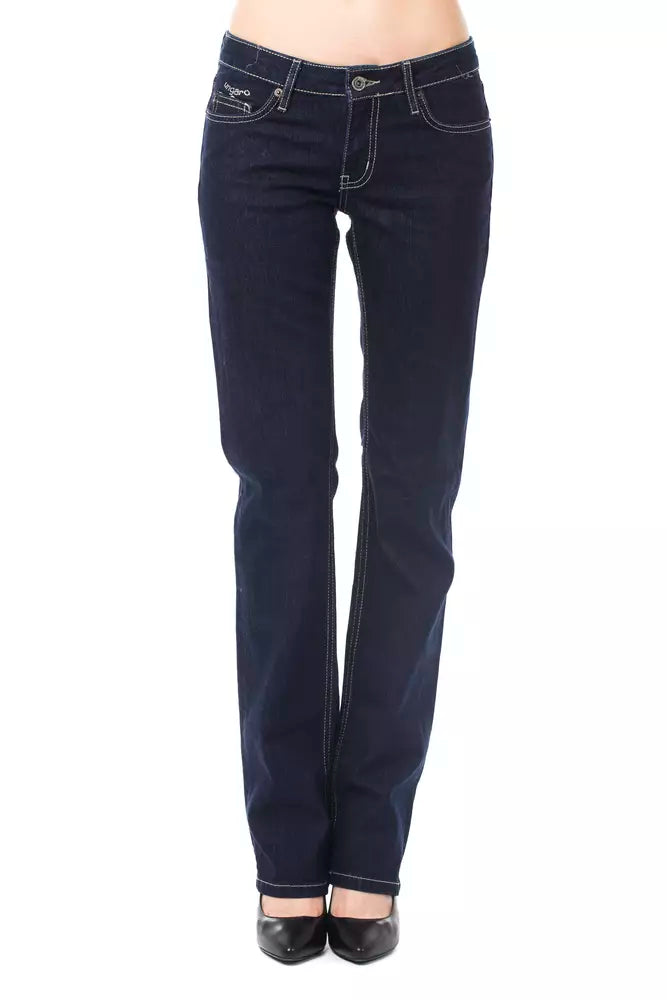 Blue Cotton Women's Jeans