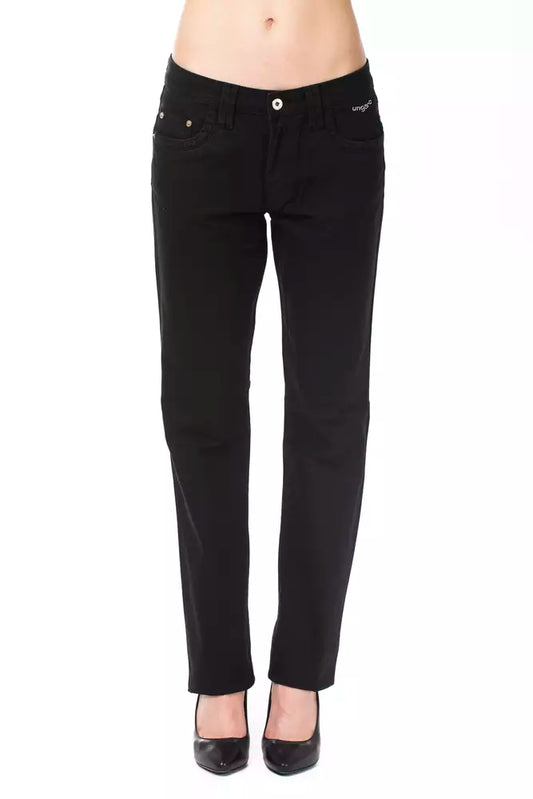 Black Cotton Women's Pant