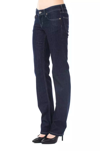 Blue Cotton Women's Jeans