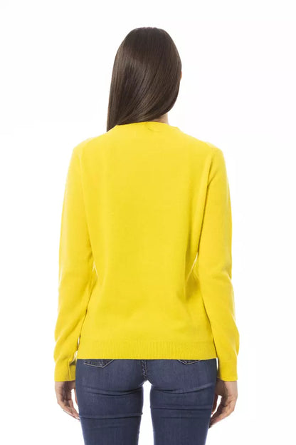 Yellow Cashmere Women Sweater