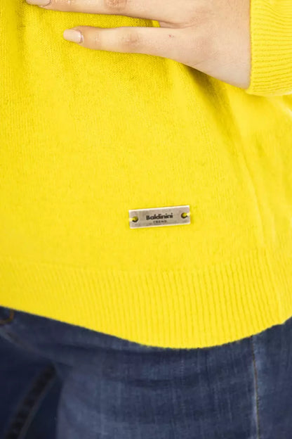 Yellow Cashmere Women Sweater