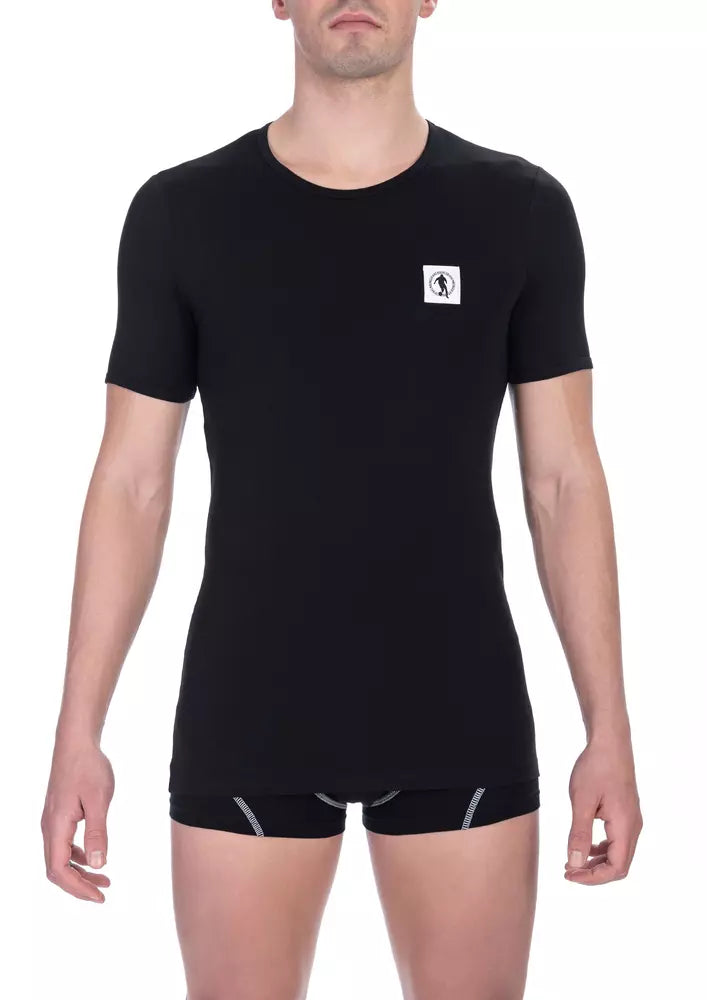 Black Cotton Men T-Shirt Pack