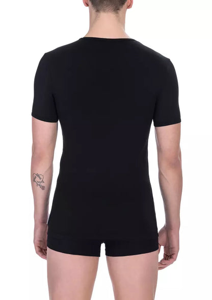 Black Cotton Men T-Shirt Pack