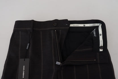 Black Wool Chino Formal Men Pants