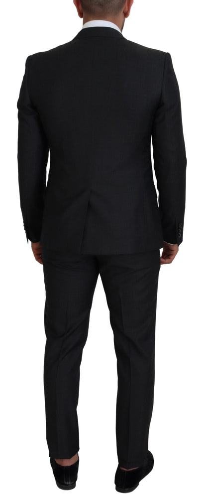 Gray MARTINI 3 Piece Slim Fit Suit