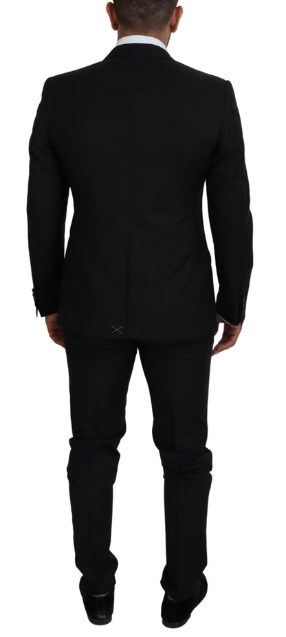 Black Single Breasted 2 Piece MARTINI Suit