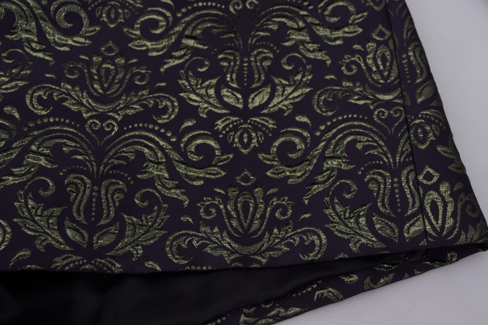 Gold Purple Baroque Jacket Blazer Robe