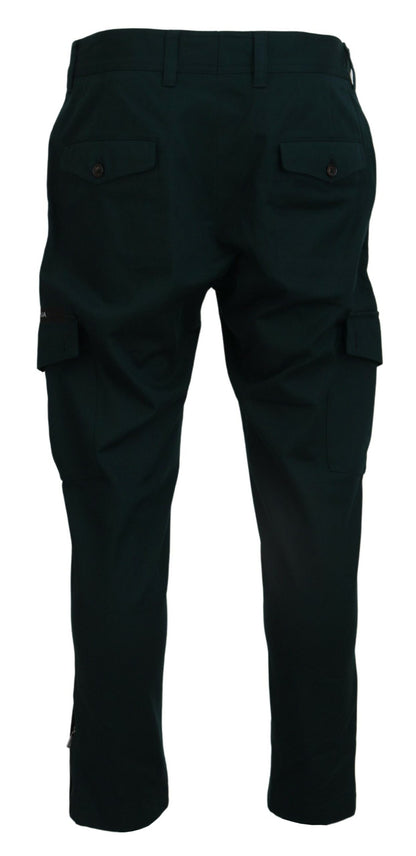 Green Cargo Cotton Stretch Jeans Pant
