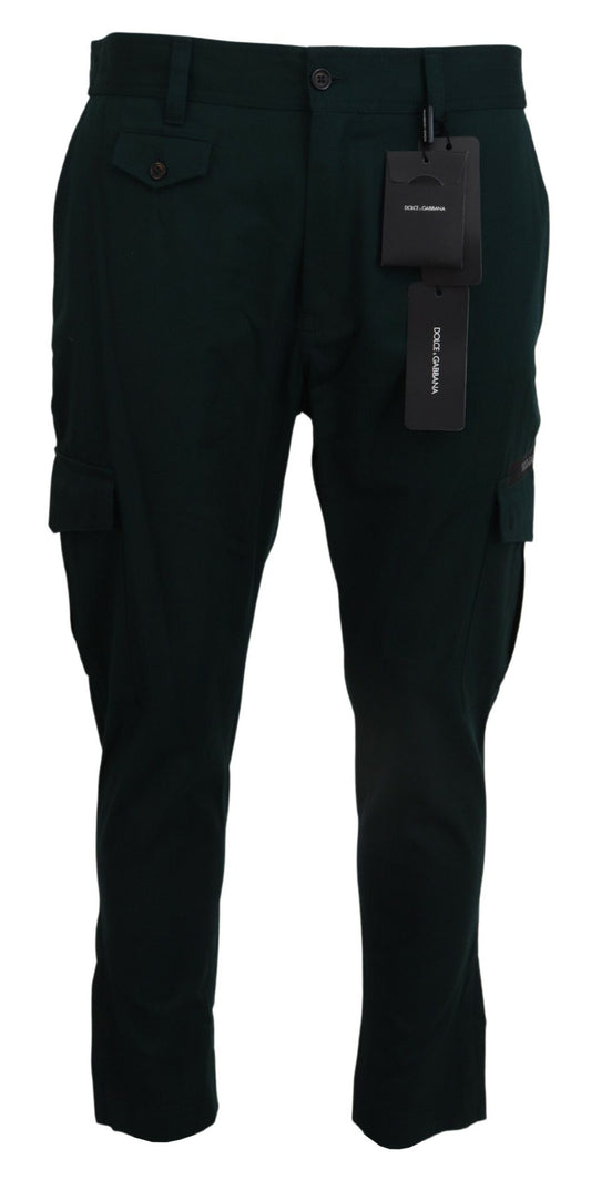 Green Cargo Cotton Stretch Jeans Pant