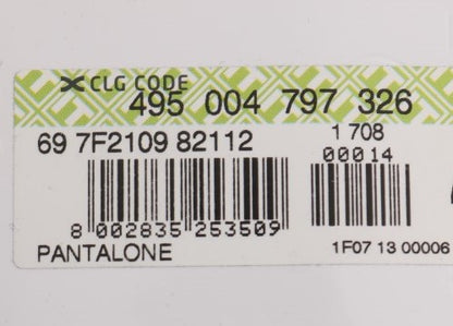 Black Cotton Stretch Chinos Pants