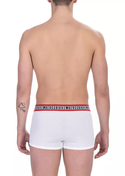 White Cotton Men's Trunk Twin Pack
