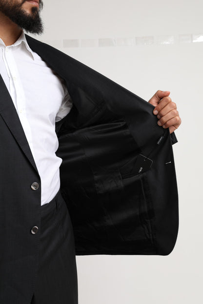 Black MARTINI Single Breasted 2 Piece Suit