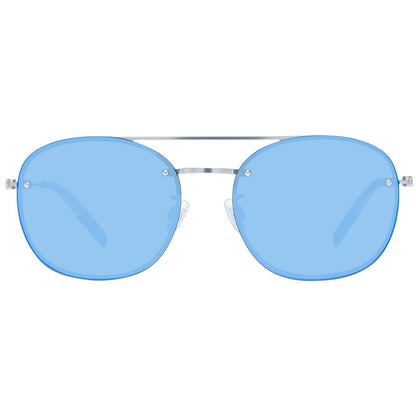 Blue Metal & Plastic Sunglasses