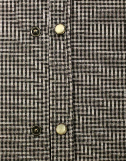 Gray linen casual shirt
