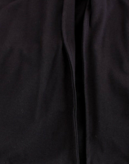 Blue hooded cotton sweater