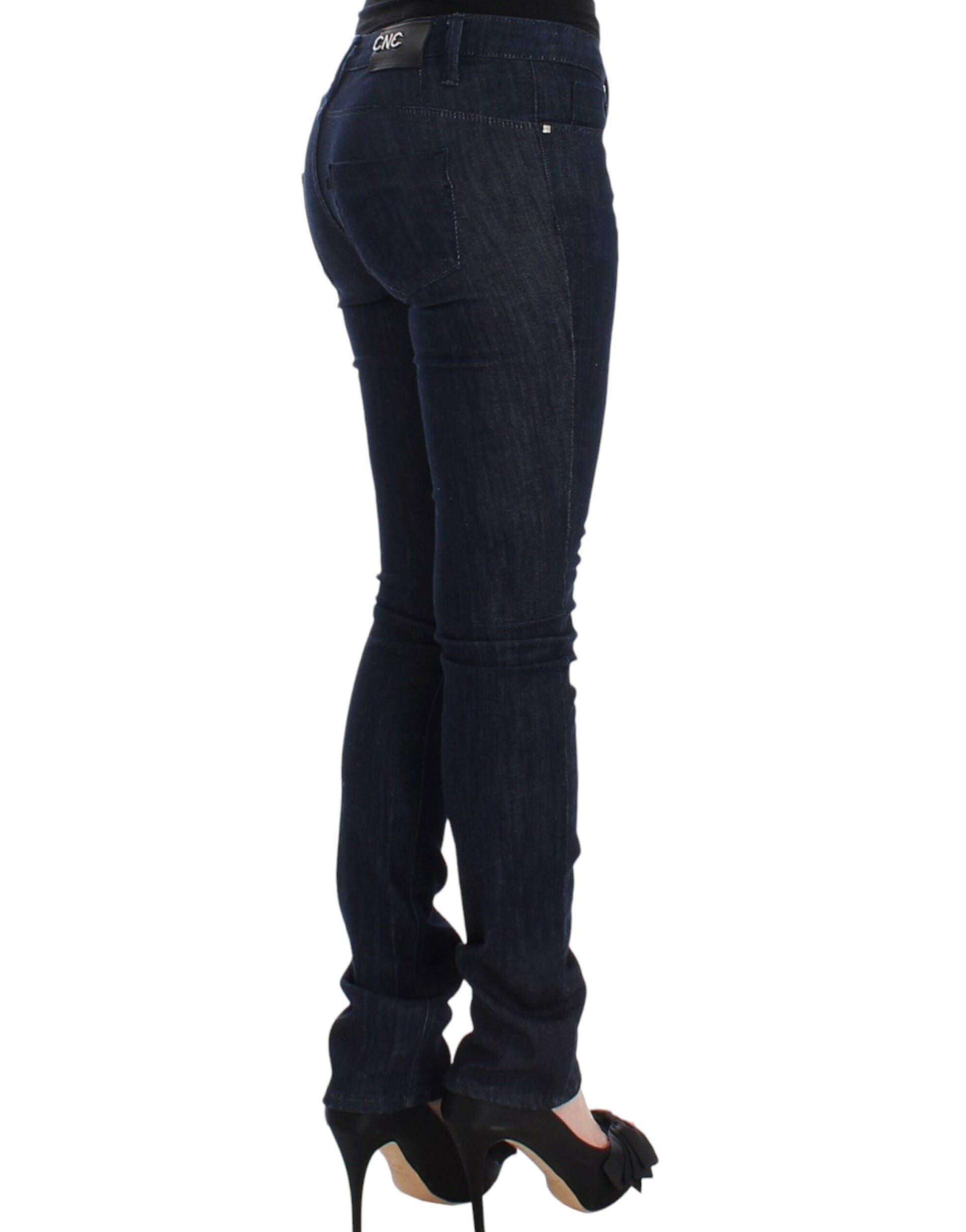 Blue skinny leg jeans