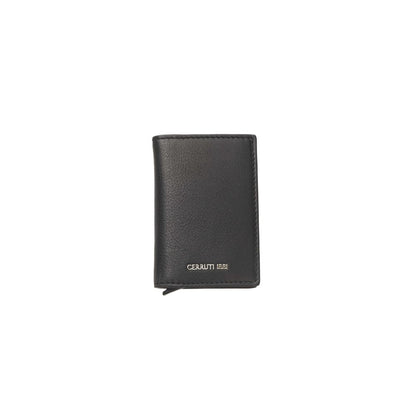 Black Calfskin Men Wallet