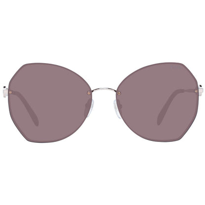 Rose Gold Metal Sunglasses