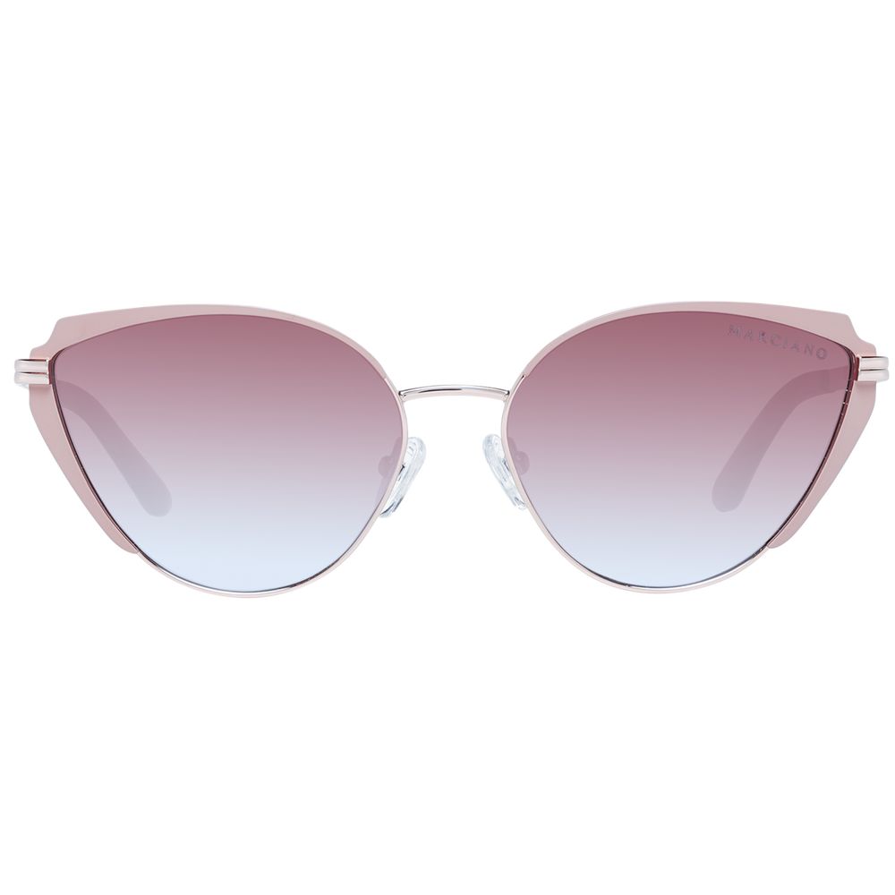 Rose Gold Metal Sunglasses