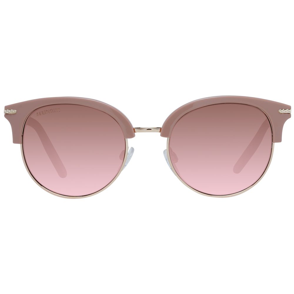 Pink Acetate & Metal Sunglasses
