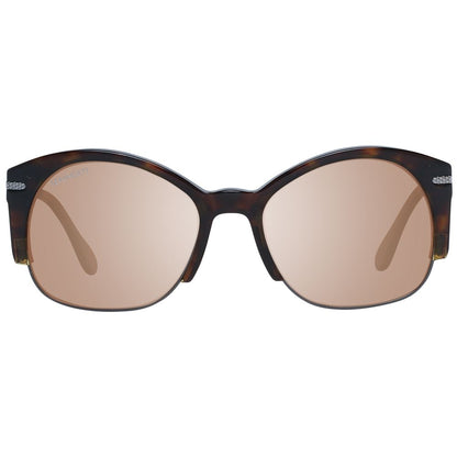 Brown Acetate & Metal Sunglasses