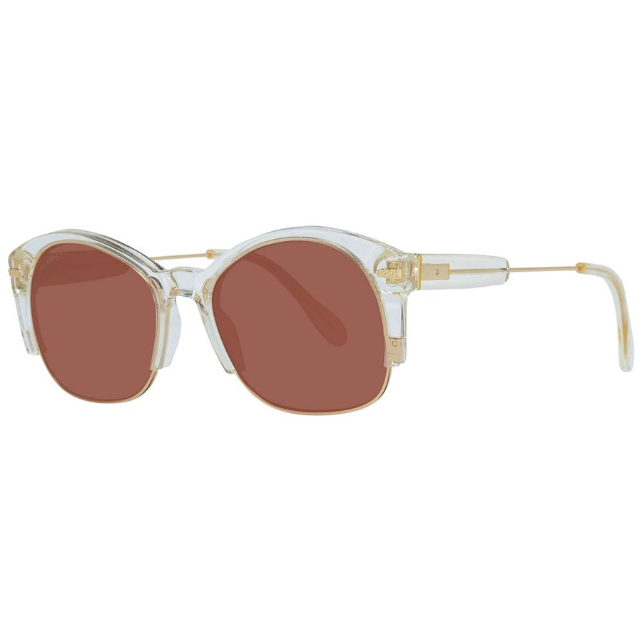 Gold Acetate & Metal Sunglasses