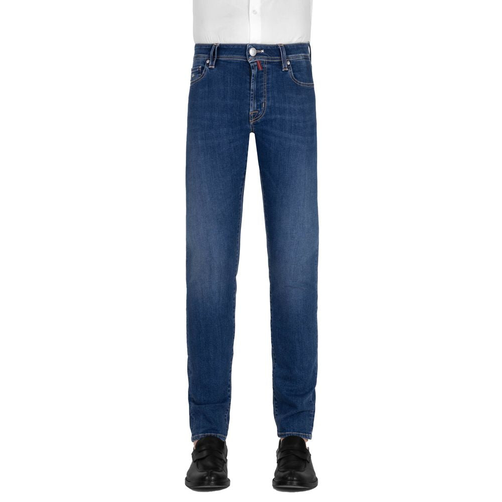 Blue Cotton Men's Jeans