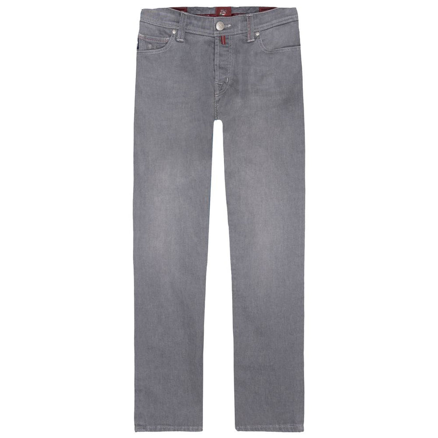 Gray Cotton Men Jeans