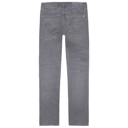 Gray Cotton Men Jeans