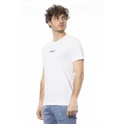 White Cotton Men's T-Shirt