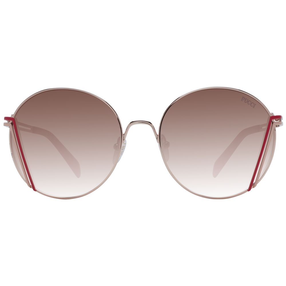 Rose Gold Metal Sunglasses