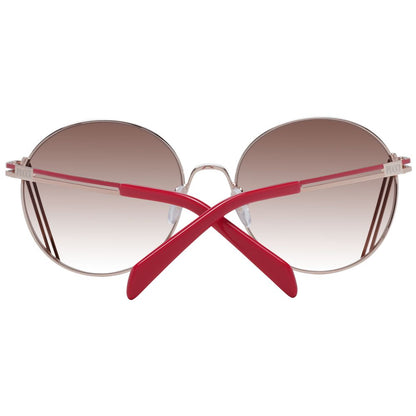Rose Gold Metal Sunglasses