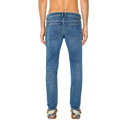 Blue Cotton Men Skinny Jean