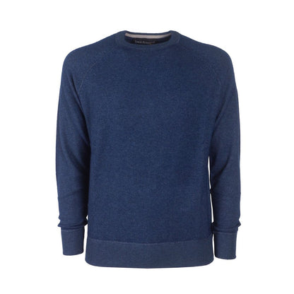 Blue Cashmere Men Sweater