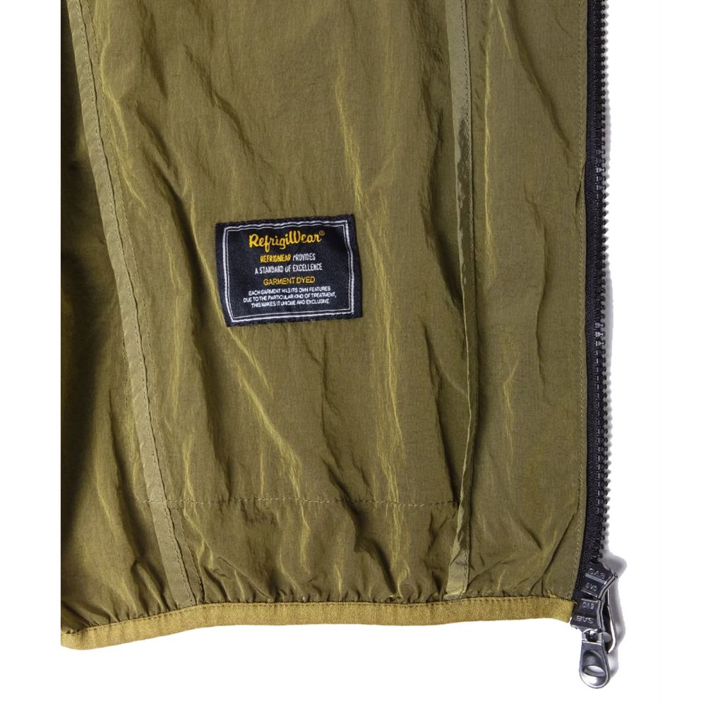 Green Nylon Men Jacket