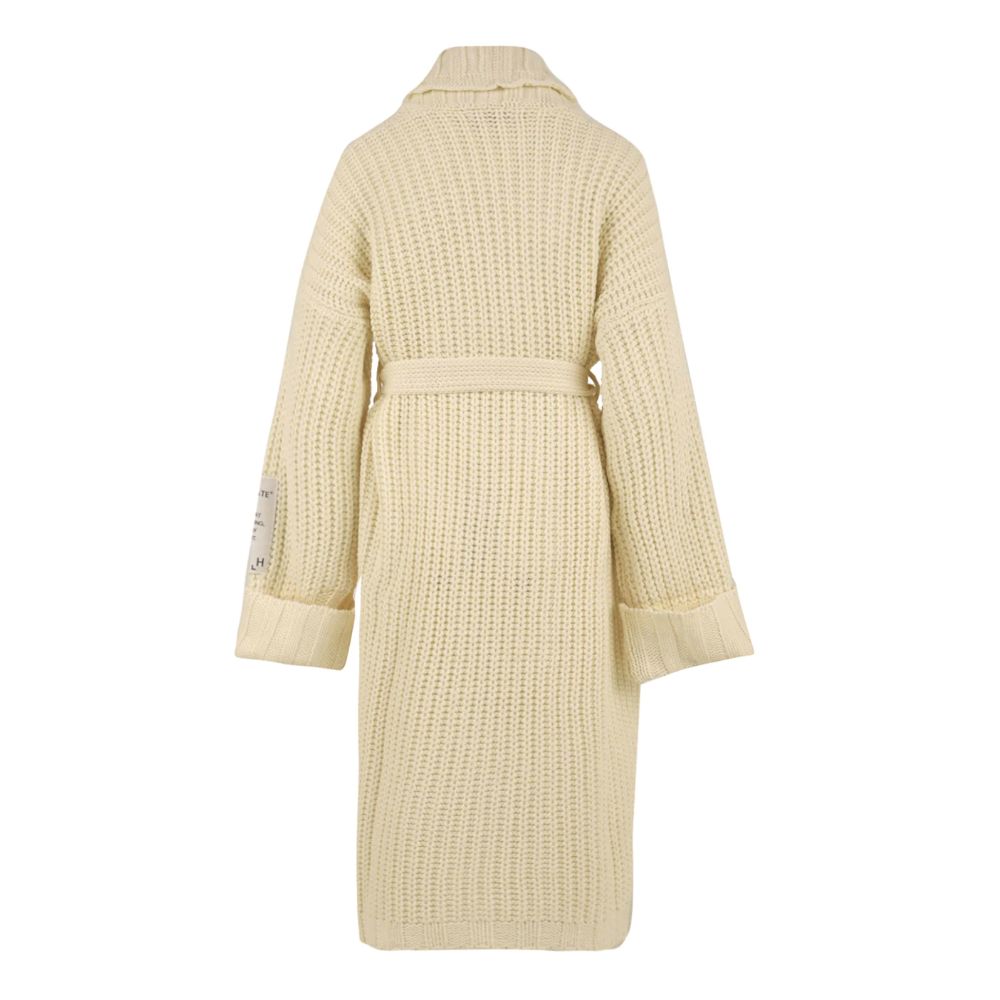 White Marabou Women Cardigan