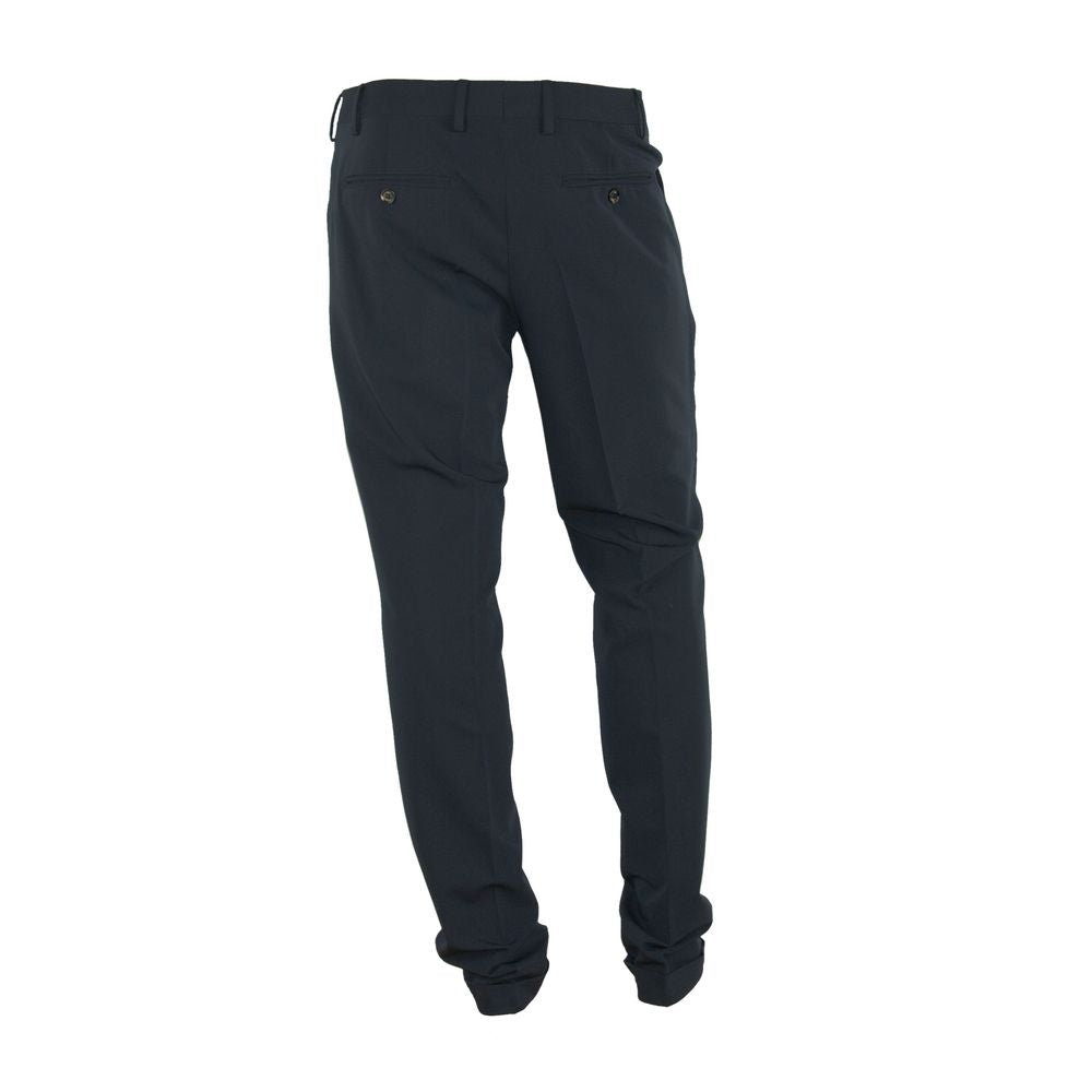 Black Polyester Men Pants
