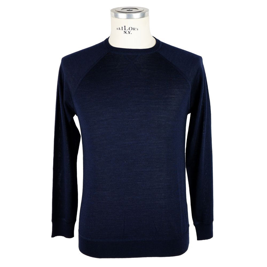Blue Cashmere Men Sweater