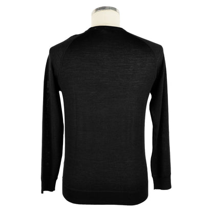 Black Cashmere Men Sweater