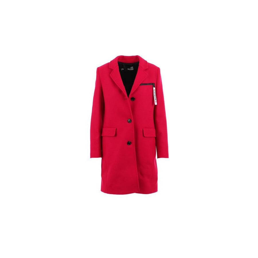 Red Wool Women Coat