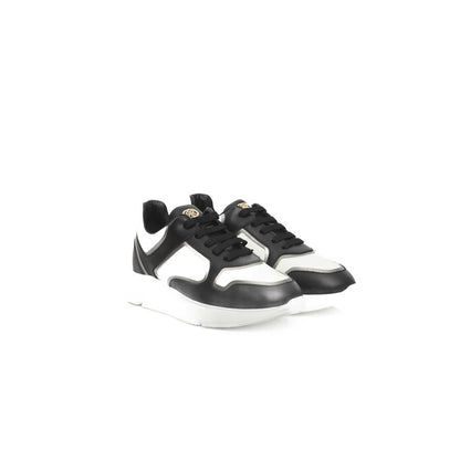 Black Cowhide Women Sneaker