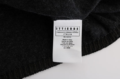 Gray Viscose Knitted Sweater