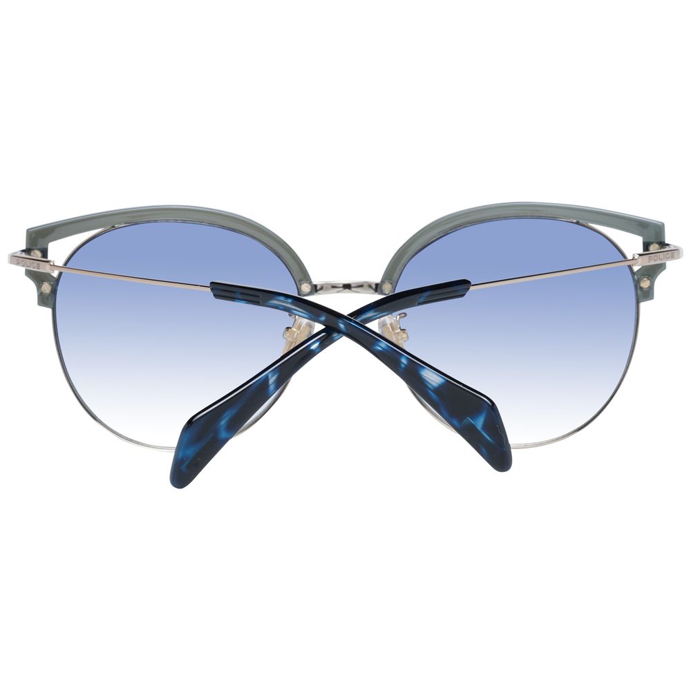 Blue Metal & Plastic Sunglasses