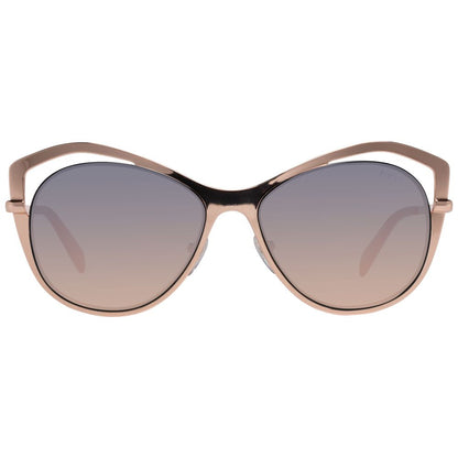 Rose Gold Metal Sunglasses